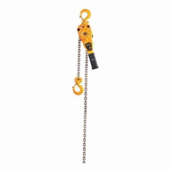 Lever Chain Hoist, 2,000 lb Load Capacity, 20 ft Hoist Lift, 1 5/32 in Hook Opening