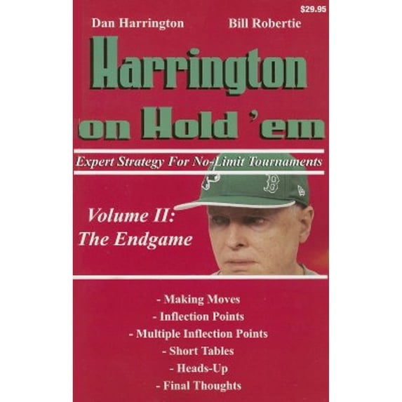 Pre-Owned Harrington on Hold 'em: Expert Strategy for No-Limit Tournaments; Volume II: the Endgame (Paperback) 1880685353 9781880685358