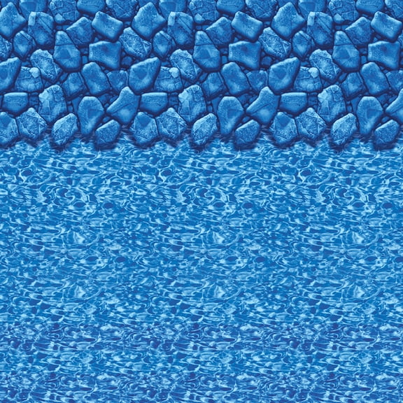 Harris 18' Round Beaded, Boulder Swirl, 52 Inch, 25 Gauge Above Ground Pool Liner