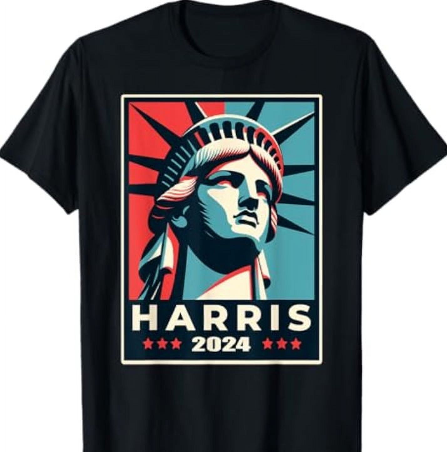 Harris 2024 statue of liberty Kamala Harris for president TShirt art