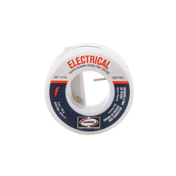 Harris 3 oz Silver Bearing LeadFree Rosin Core Solder