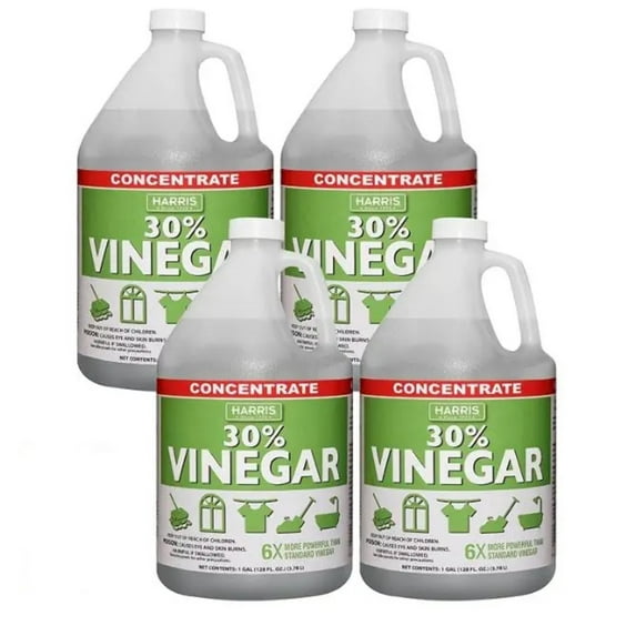 Harris 30% Vinegar 128 Fl. Oz. Gallon 4-Pack Plus Free Sprayer