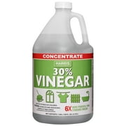 Harris Vinegar Cleaner Concentrate - 30% Cleaning Vinegar - 1 Gallon 128 fl oz   Household & Commercial Use, Effective Formula