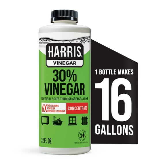 Harris 30% Vinegar Concentrate Multi-Purpose Cleaner Unscented 32 fl oz