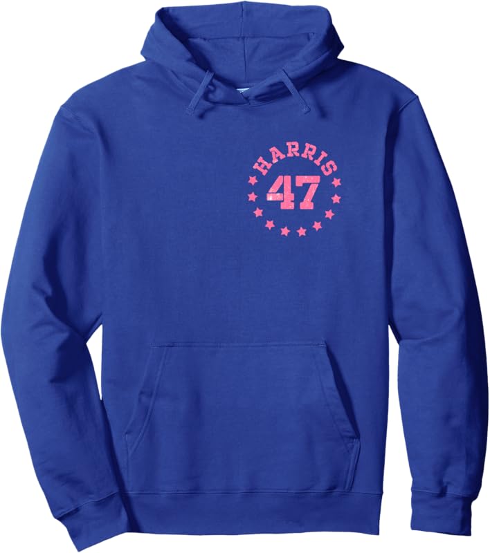 Harris 47 (On Back) Kamala Harris For President Kids Women Pullover