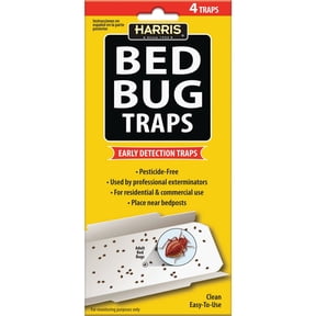 Harris All Natural Bed Bug Traps, 2 Pack, 4 traps each