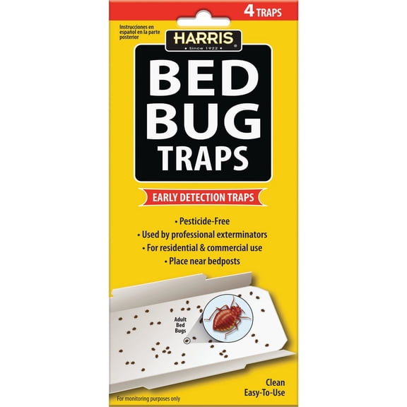 Harris Bed Bug Trap - Trap for Bed Bugs - 20-Pack  Residential Use, Standard Application