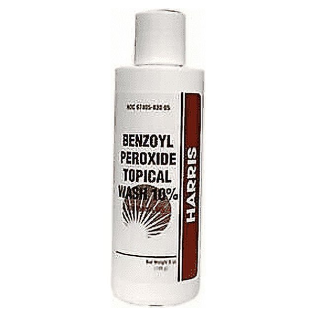 Harris Benzoyl Peroxide Topical Wash, 10, 5 fl oz