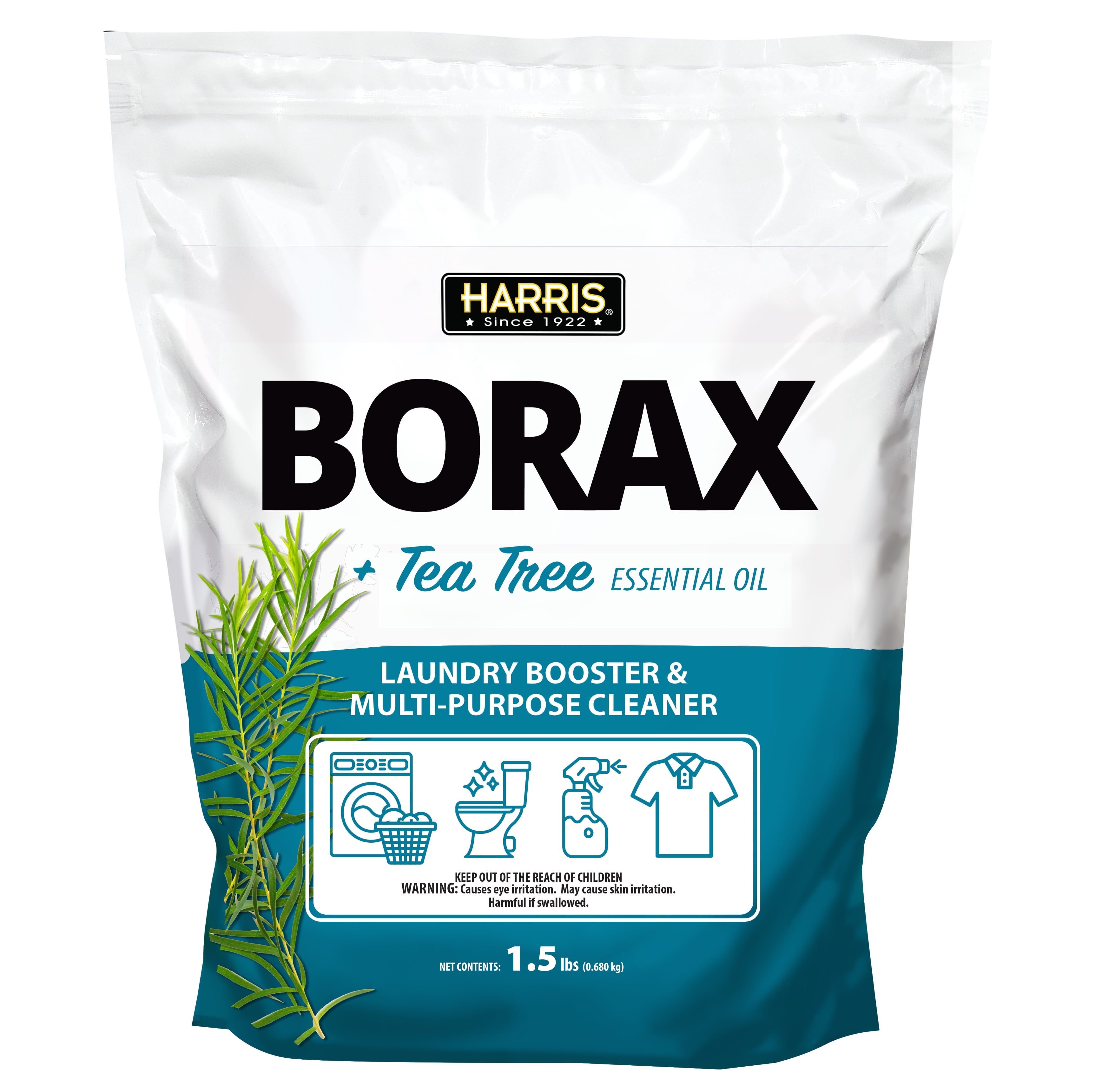 Harri's Borax Laundry Booster, Multipurpose Cleaner, Tea Tree