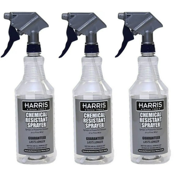 Harris Chemically Resistant Professional Spray Bottle 32 oz. 3CT