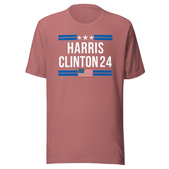 Harris Clinton 2024 Shirt, Unisex, Kamala Harris 2024 Shirt, Kamala Harris 2024 TShirt, President Harris Clinton VP 2024 (Mauve, 3XL)