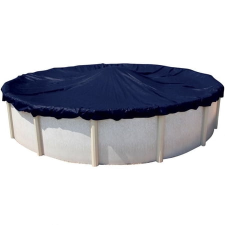 Harris Commercial-Grade Winter Pool Covers for Above Ground Pools - 28' Round Solid - 10 Yr.