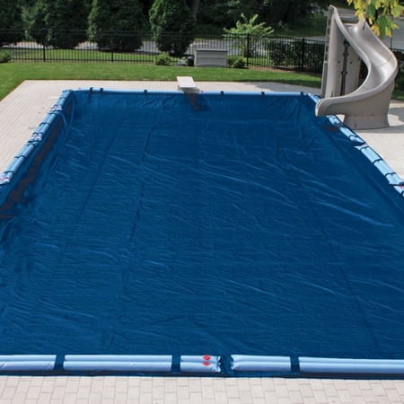 Doheny's Commercial-Grade Winter Pool Covers for In- Ground Pools - 18' x 40' Solid - 16 Yr.
