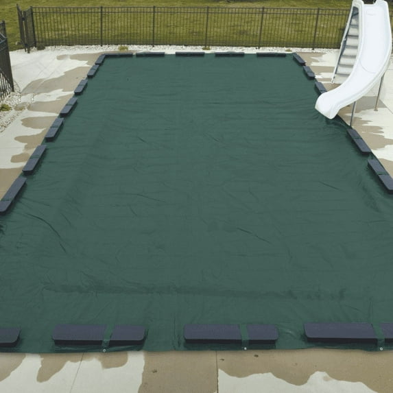Harris Commercial-Grade Winter Pool Covers for in-Ground Pools - 25' x 45' Solid - Industrial Grade