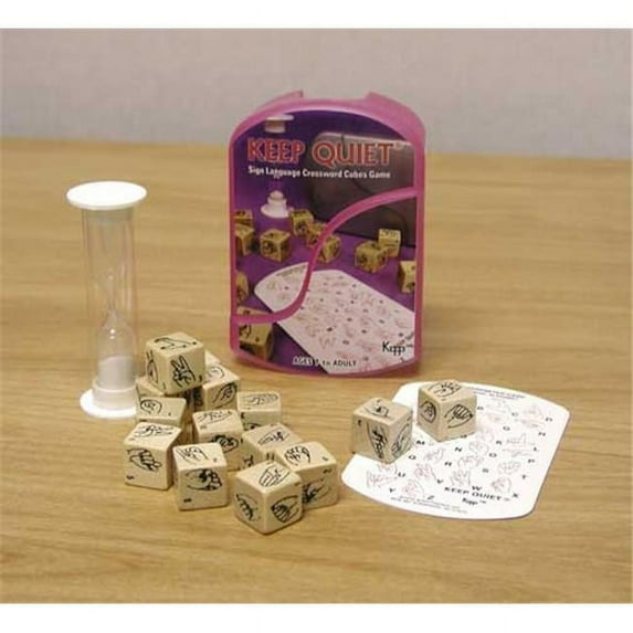 Harris Communications ILA-KQS Keep Quiet Sign Language Cubes Game