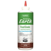 Harris Diatomaceous Earth Food Grade, Feed Supplement, 8oz. Bottle with Applicator Tip