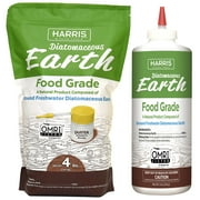 Harris Diatomaceous Earth Food Grade Kit, 4.5 Pound Kit Contains Bag & Bottle