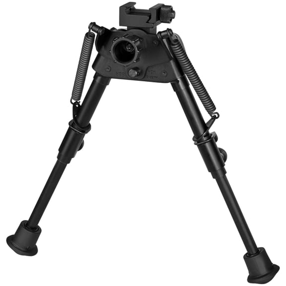 Harris Engineering Picatinny Sporting BiPod with Hinged Base, 6-9 in, Black