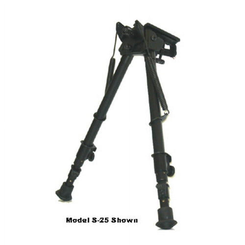 Harris Bipods 251A2 NonSwivel 25 Swivel Stud, 1225", Black Steel