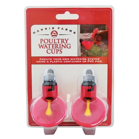 Harris Farms Poultry Watering Cup, 2 Per Pack
