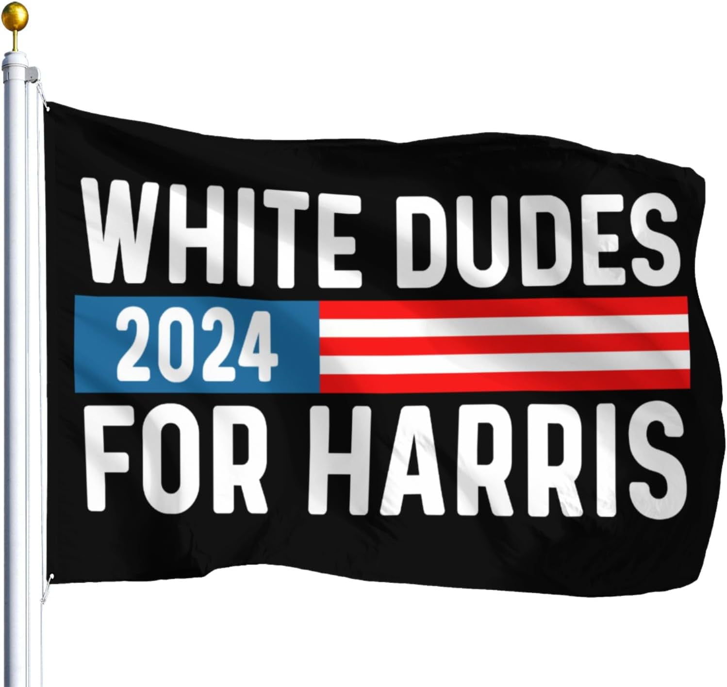 Harris Flag Kamala Harris Flag White Dudes For Harris Flag - Walmart.com
