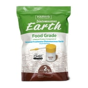 Harris Food Grade Diatomaceous Earth, 2 Pound Bag. Feed Suppliment with Duster Applicator
