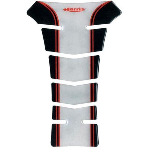 Harris Grips 13902-BN EVO Puzzle Tank Protector - White/Black