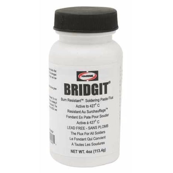 Harris HARRIS 4oz Brush Cap Jar Solder Paste BRPF4POP