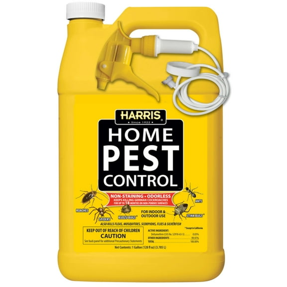 Harris Home Pest Control Ready to Use Liquid Spray, 1 Gallon
