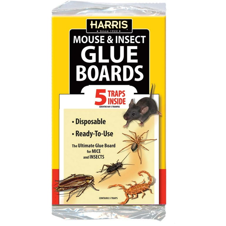 Harris Mouse and Insect Glue Boards 5 Traps