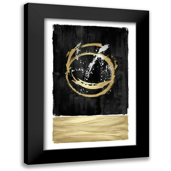 Harris, Natalie 17x24 Black Modern Framed Museum Art Print Titled - Inward Black I