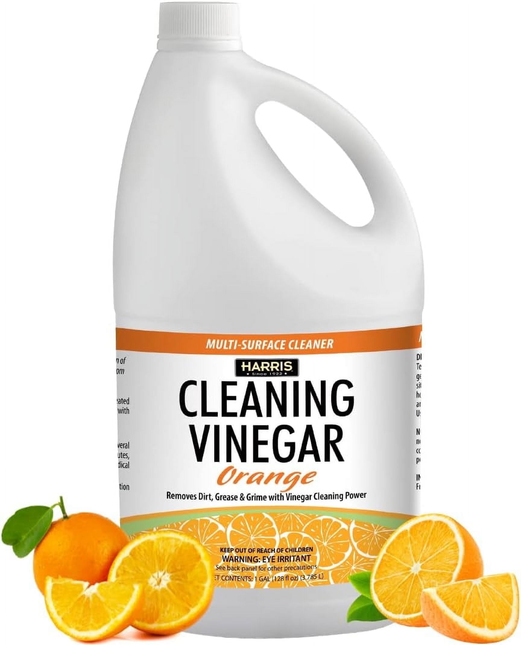 Harris Orange Scent Concentrated All Purpose Cleaning Vinegar Liquid 128 oz