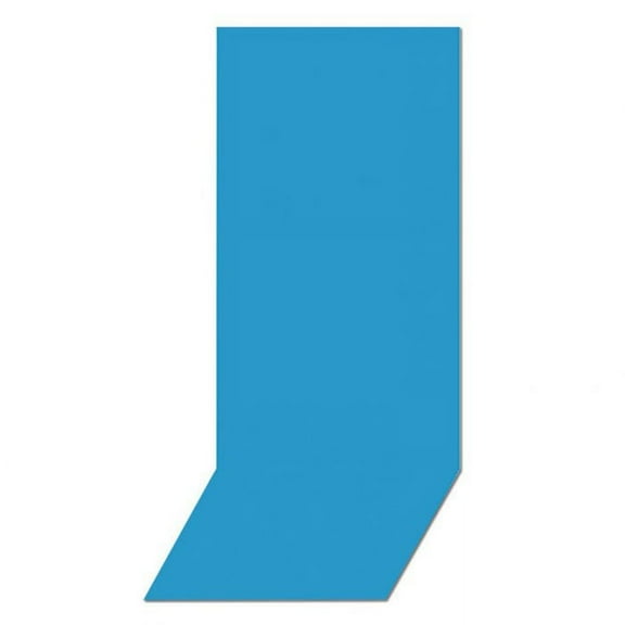 Harris Pool Products Overlap Replacement Liners For Above Ground Swimming Pools – 12’ x 24' Oval, 48"-52” Wall Height, 20-Gauge – Solid Blue.