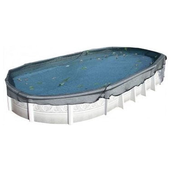 Harris Pool Products Professional Grade Leaf Nets for Above Ground Swimming Pools - Economy Leaf Net - 12' x 24' Oval