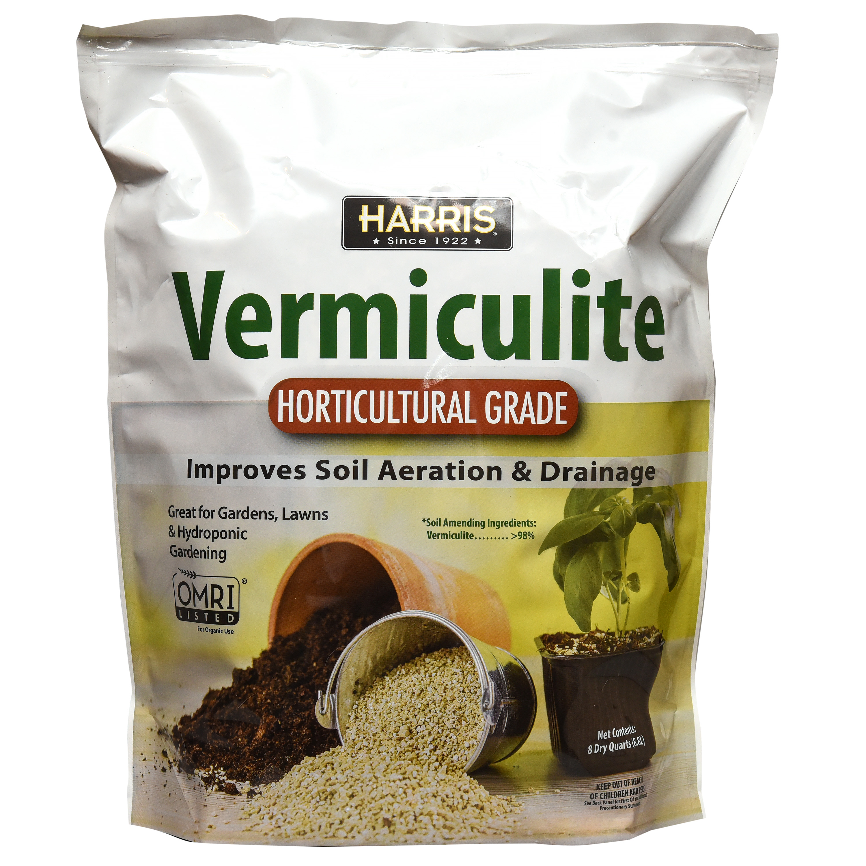 Hoffman 16002 Horticultural Vermiculite Garden Soil Enhancer, 8 Quart