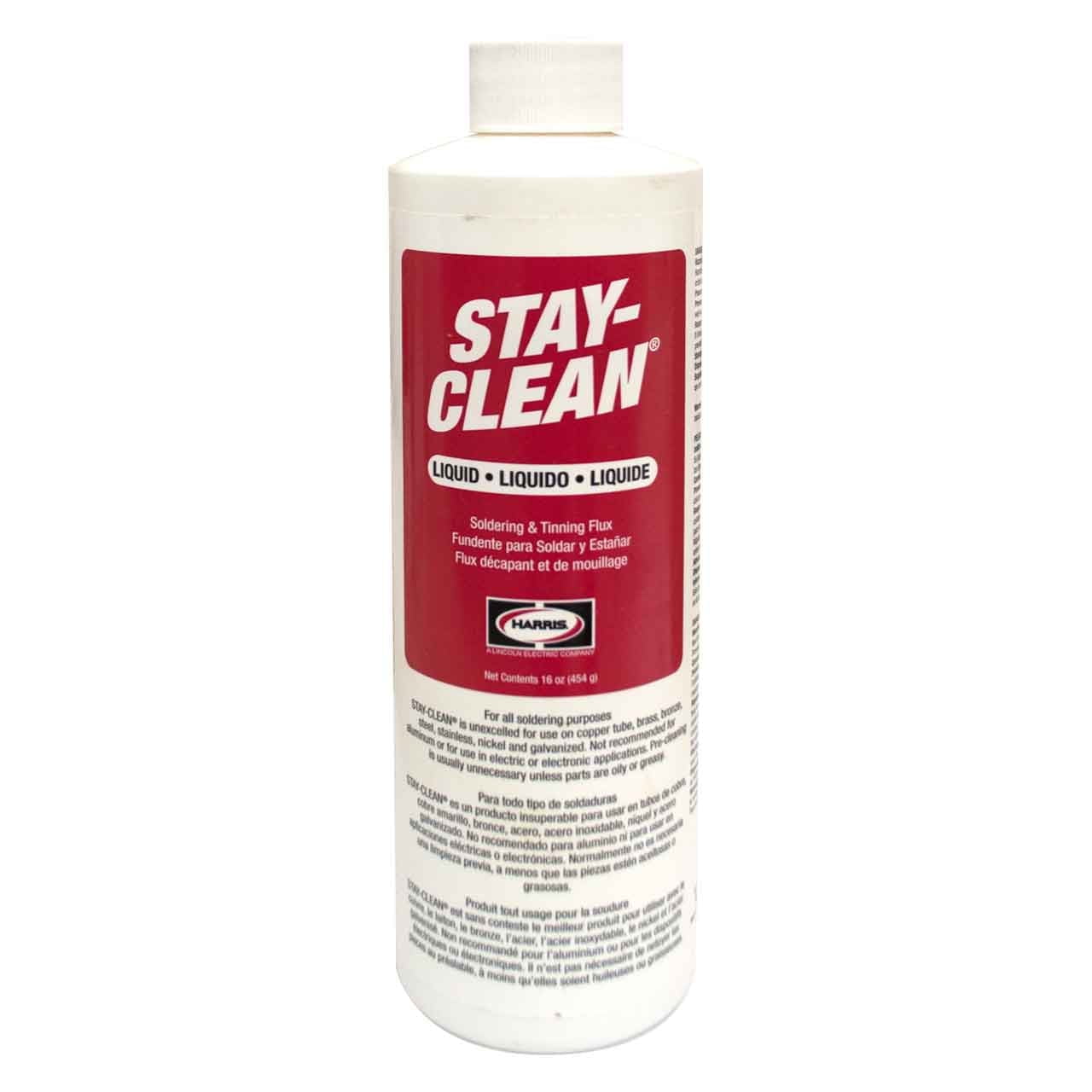 Harris Product Group StayClean Liquid Soldering Flux, Bottle, 16oz