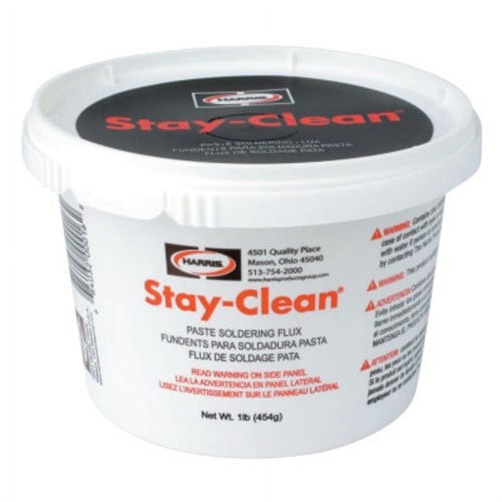 Harris Product Group Stay-Clean Paste Soldering Flux, Tub, 1 lb - 1 EA (348-SCPF1)