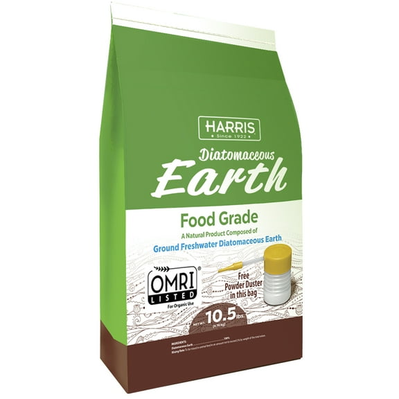 Harris Products Group Diatomaceous Earth Food Grade Natural Insect Killer; 10.5 lbs