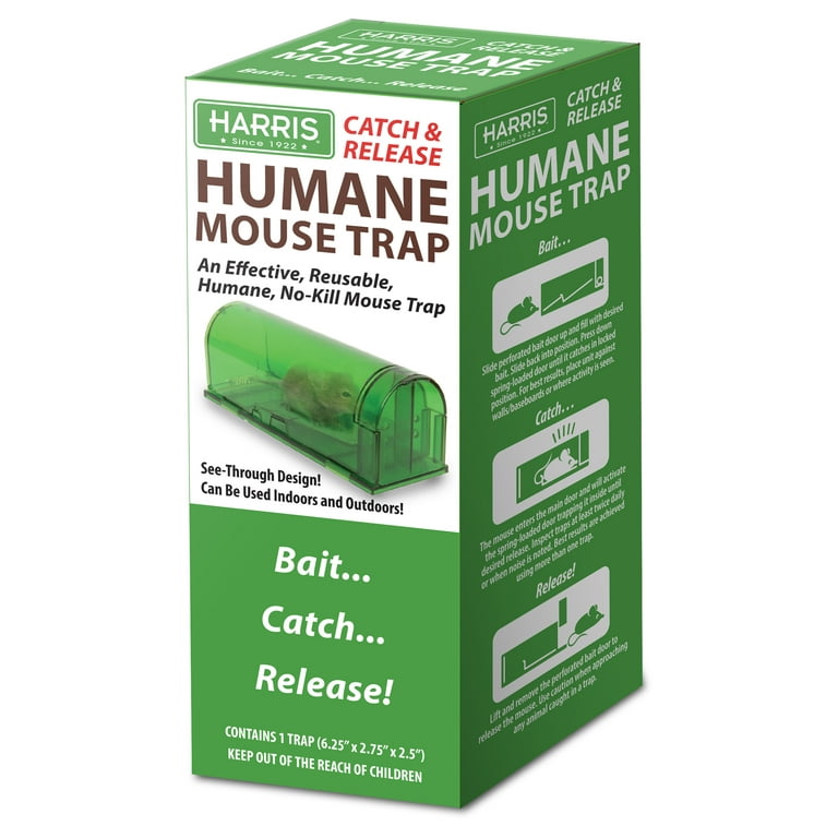 Harris Catch and Release Humane Mouse Trap (2-Pack)