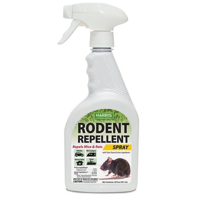 Harris Rodent Repellent Control Spray, Natural Deterrent for Mice and