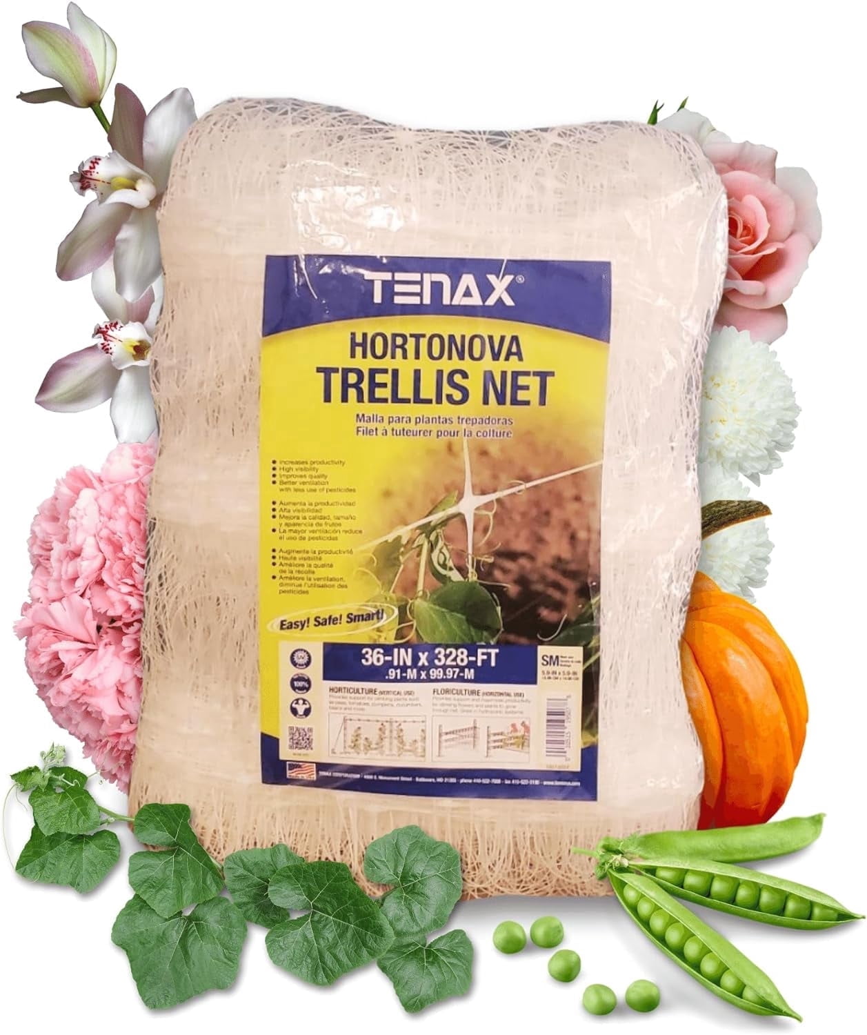 Heavy Duty Plastic Trellis Netting