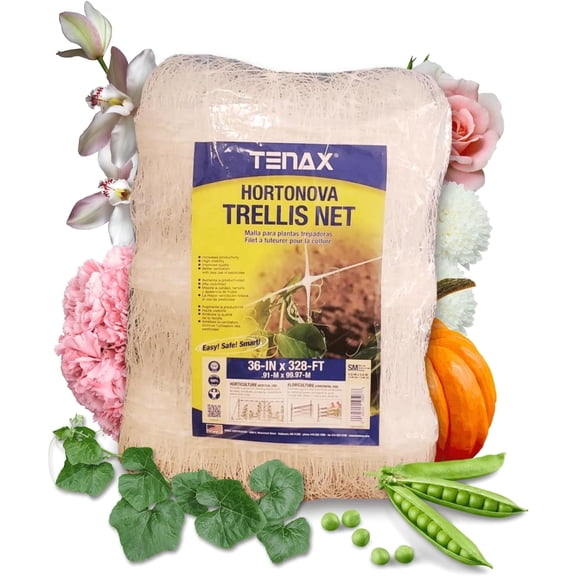 Harris Seeds - Heavy Duty Plastic Trellis Netting - 36 inch. x 328 ft.