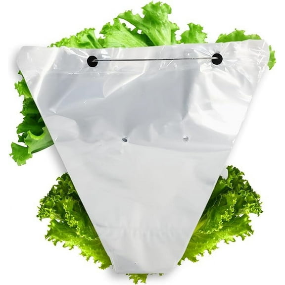 Harris Seeds - Hydroponic Lettuce Sleeves - 16 x 11 x 5" - Clear - 100 Ct