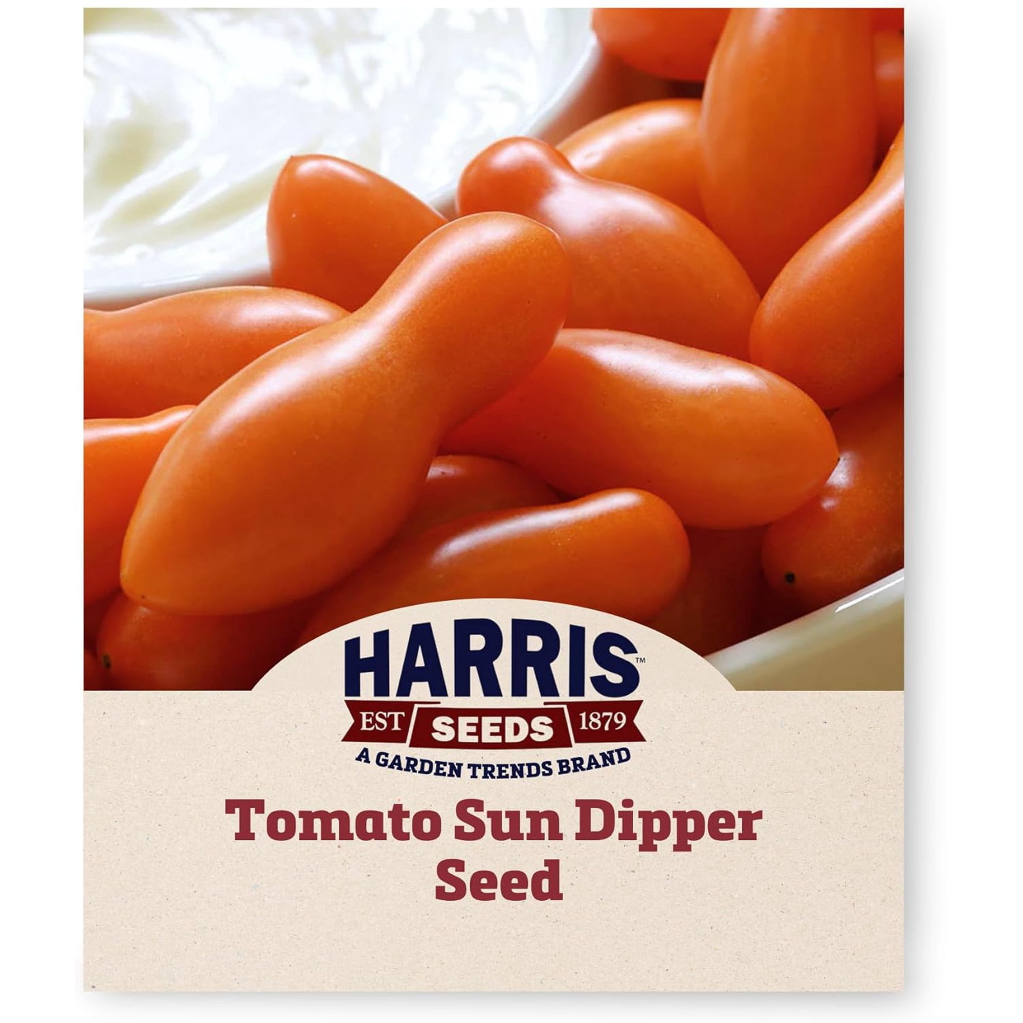 Harris Seeds - Non-GMO F1 Tomato Sun Dipper Seeds for Planting - 500 Seeds