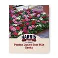 thumbnail image 1 of Harris Seeds Pentas Lucky Star Mix F1, Pelleted Flower, 25 Count, 1 of 7