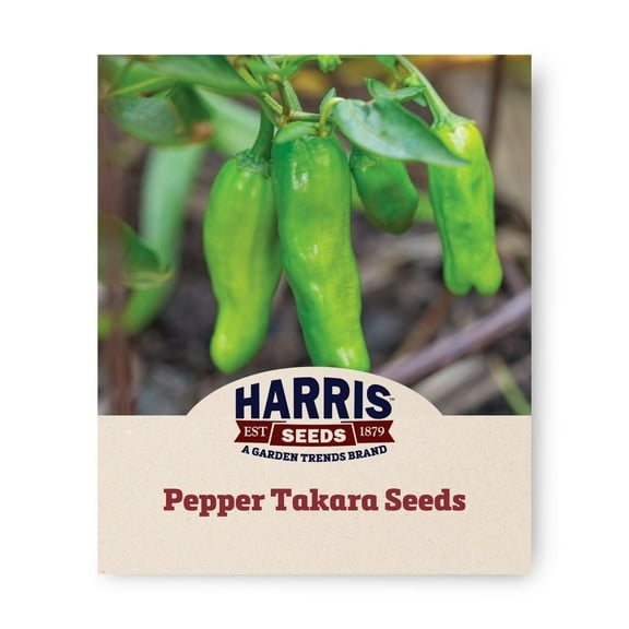 Harris Seeds - Pepper Takara F1 Seeds For Planting - Small, Finger-Sized Fruits - 250 Seeds