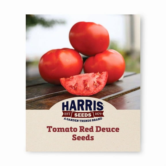 Harris Seeds Tomato Red Deuce F1 Non-GMO Seeds for Planting Vegetables, Extra-Large Fruit - 100 Seeds