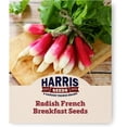thumbnail image 1 of Harris Seeds - Treated French Breakfast Radish Seeds Heirloom, 250 Seeds, 1 of 7