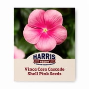 Harris Seeds - Vinca Cora Cascade Shell Pink F1 Seeds - 100 Seeds