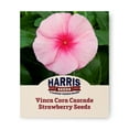 thumbnail image 1 of Harris Seeds -Vinca Seeds - Cora Cascade Strawberry F1 Variety - Large Flowers - 100 Seeds, 1 of 5